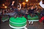 Baile típico en el vestuario, Plaza de Zocodover, Toledo, España.