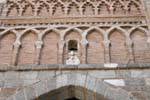 Toledo, Puerta del Sol, detalle arquitectónico, España.