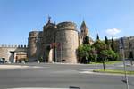 Toledo, Puerta Nueva de Bisagra, España.
