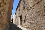 Toledo callejón y arquitectura, España.