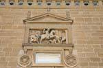 Úbeda, detalle de la fachada del Hospital de Santiago, España.
