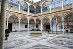 Úbeda, Patio de la Casa de Los Torres, España.