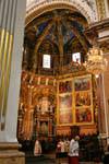 Valencia, catedral, vista general del Presbiterio, España.