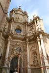 Valencia Catedral Sainte-Marie, Puerta de Los Hierros, España.