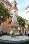 Valencia Plaza San Vicente Ferrer, España.