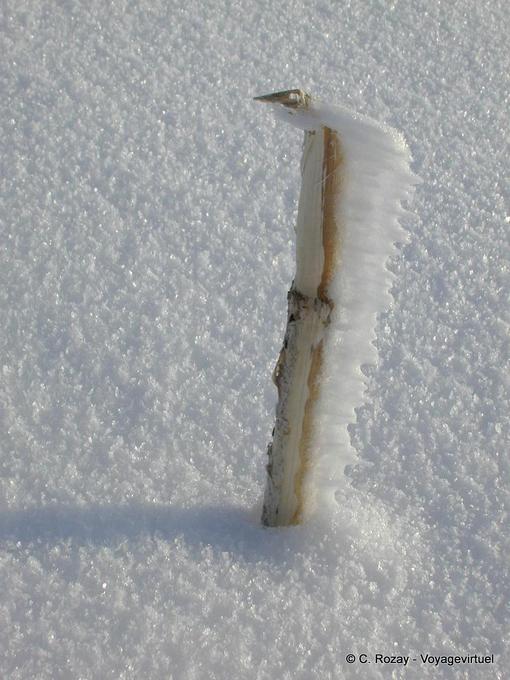 Nieve, hielo y viento en el Haut-Doubs - Franco Condado, Francia