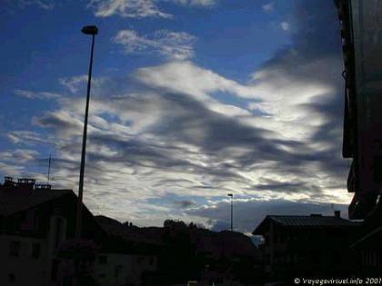 Nuages les Gets Alpes