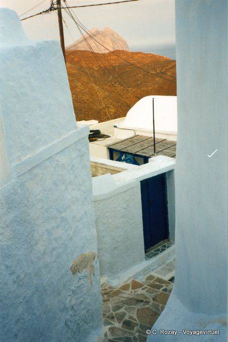 Callejón con rocas, Chora, Anafi Isla - Grecia