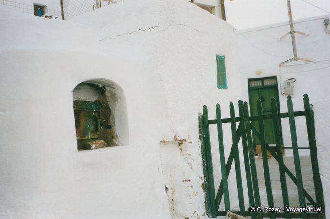 Barrera verde tradicional de Hábitat, Isla de Anafi - Grecia