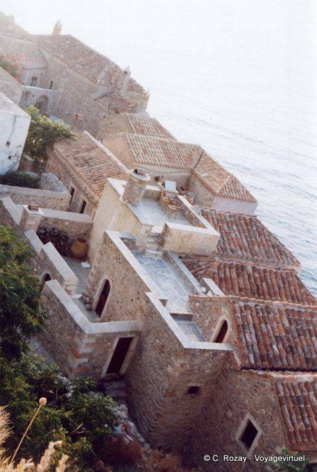 En techos, Monemvasia - Grecia