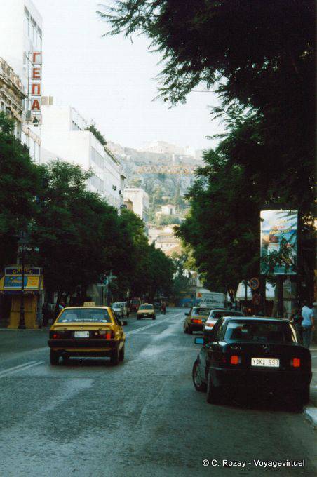 Calle Athinas en 1999, Atenas - Grecia