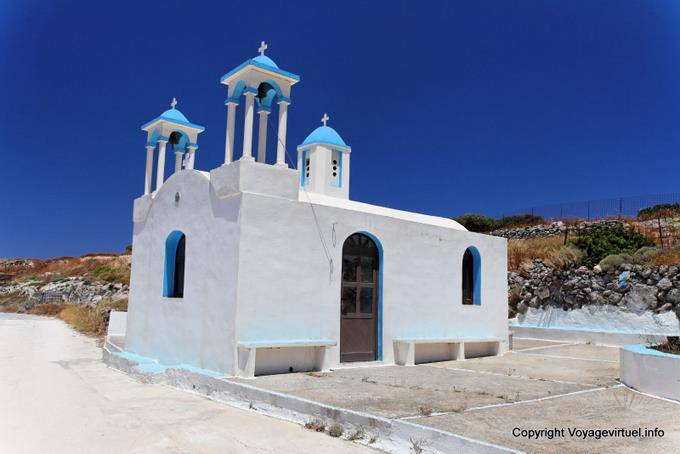 Milos, iglesia Plathenia - Grecia