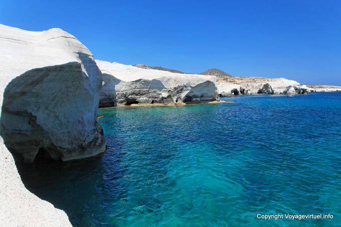 Milos Sarakiniko desgaste mar - Grecia