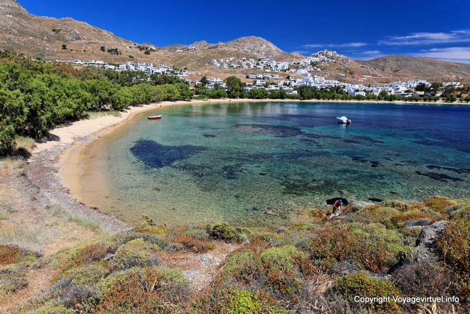 Serifos, Livadakia, vista panorámica - Grecia