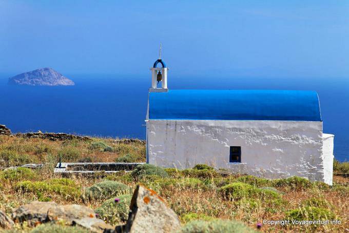 Serifos, Platis Gialos, iglesia - Grecia