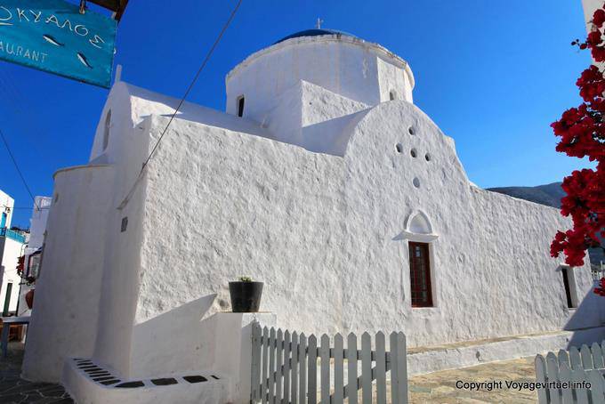Sifnos, Apollonia Stavros, antigua iglesia - Grecia