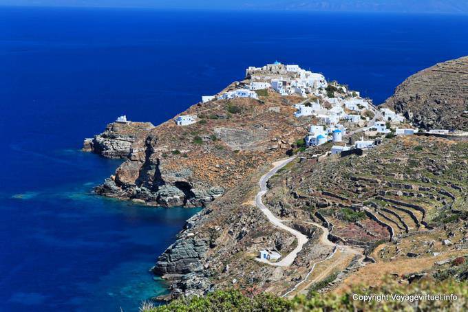Sifnos, Kastro, otra perspectiva sobre el pueblo - Grecia