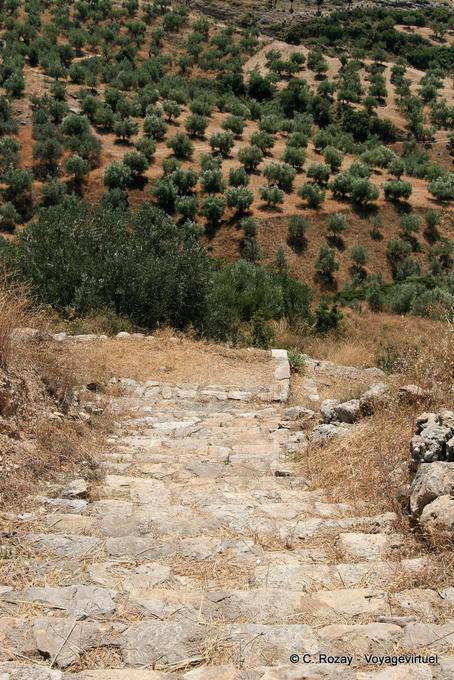 Escalera antigua, Ireo, Argolides - Grecia