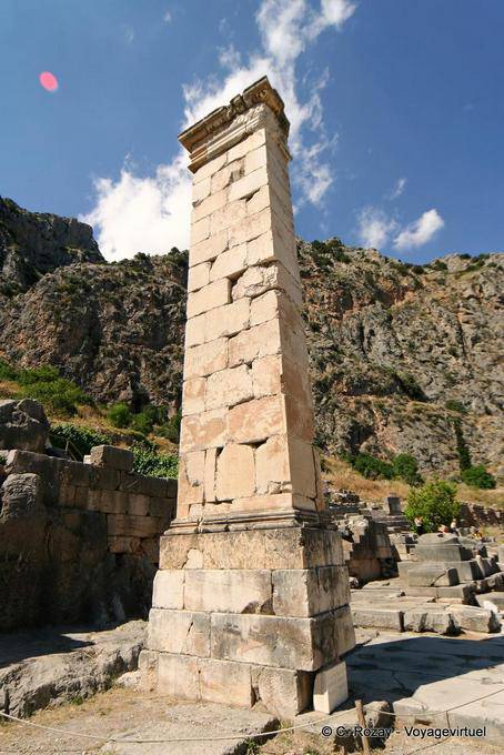 Columnas antiguas, Delphi - Grecia
