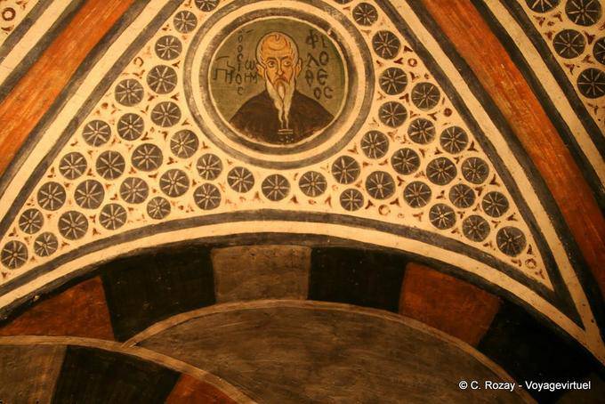 Pinturas de Aghia Varvara Monasterio de San Lucas - Grecia