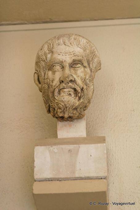 Retrato de Hipócrates, Museo de Epidauro - Grecia