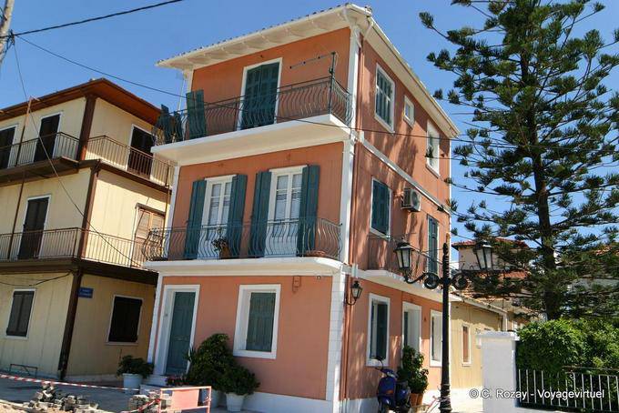 Casa colorida, Levkas Lefkada - Grecia