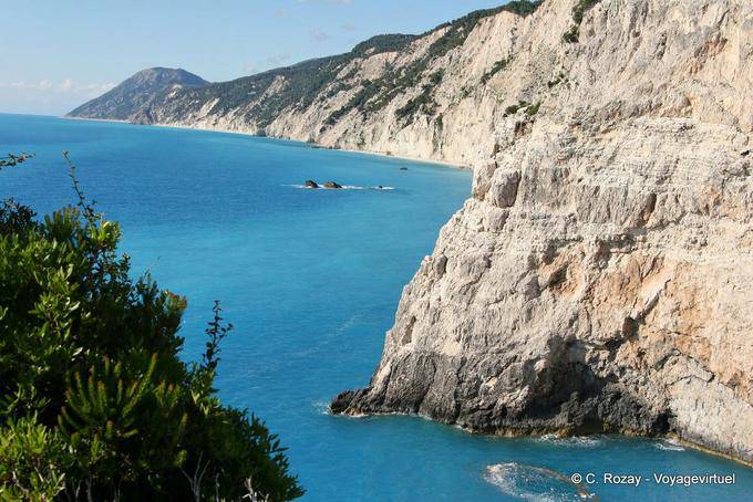 Costa y acantilados de Porto Katsiki Lefkada - Grecia