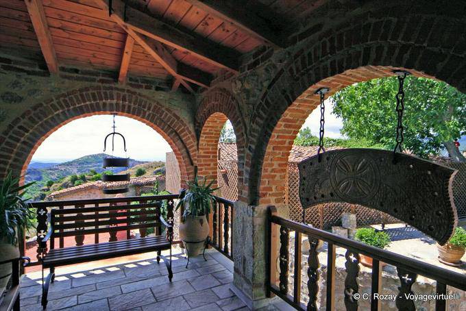 Patio del Monasterio de la Gran Meteoro, Meteora - Grecia