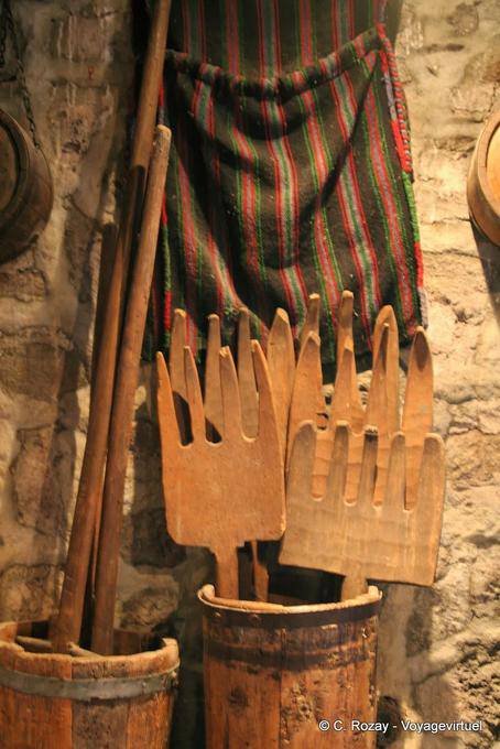 Madera monasterio herramientas Metamorfosis, Meteora - Grecia