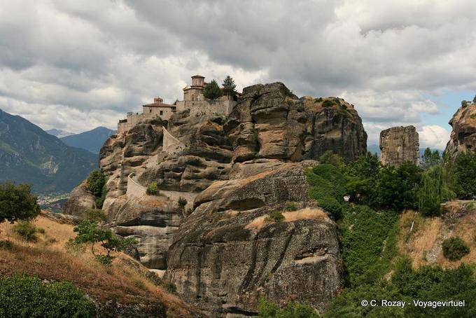Vista desde el monasterio de Varlaam, Meteora - Grecia
