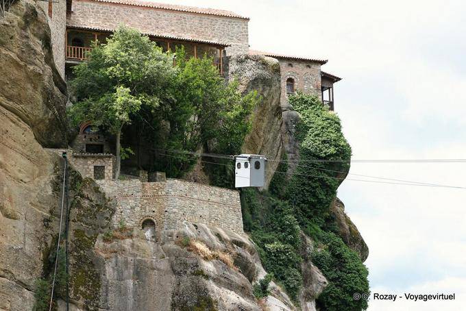 Cable Monasterio Varlaam, Meteora - Grecia