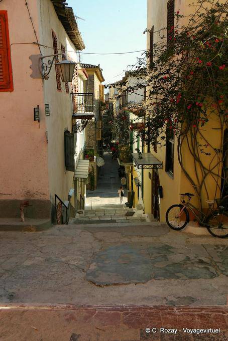 Descenso de verduras Nafplion - Grecia