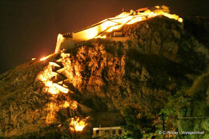 Iluminaciones de Palamidi, Nauplia - Grecia