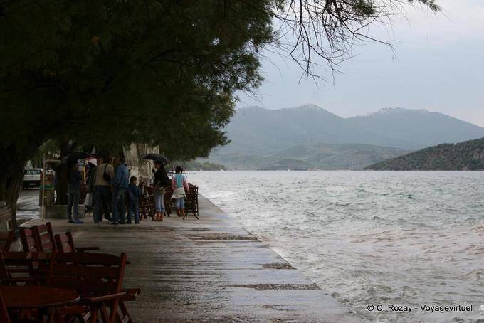 Paseo de lluvias por el mar, Pelion Milina - Grecia