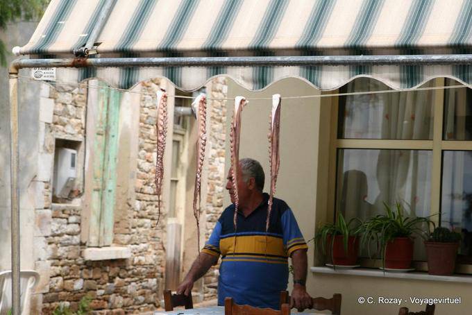Horno Octopus, Milina, Pelión - Grecia