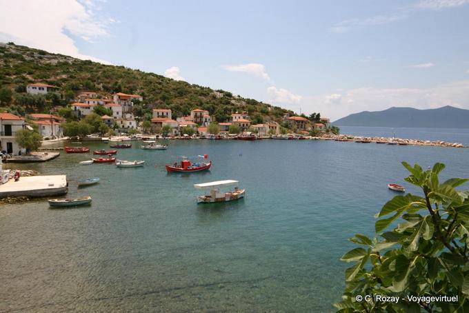 Vista general de la cala, Agia Kyriaki - Grecia