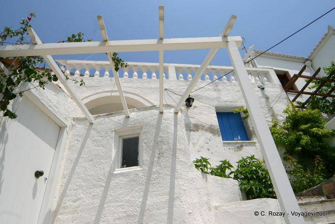 Pérgola blanca, Poros - Grecia