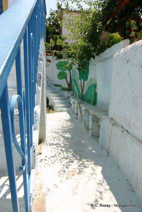 Pasaje pintado, Poros - Grecia