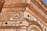 Detalle de la pared antigua de la Iglesia de Koimesis, Argolides, Grecia.