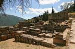 Uno de los tesoros, Delphi, Grecia.