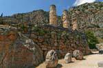 Pórtico de los Atenienses, Delphi, Grecia.