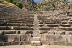 Filas del teatro, Delphi, Grecia.