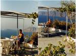 Los buenos tiempos se duplicaron, Santorini, Grecia.