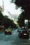 Calle Athinas en 1999, Atenas, Grecia.