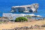 Agujero isla de Kimolos, Aghios Nikolaos, Grecia.