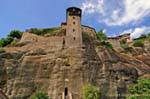 A los pies del Monasterio Gran Meteoro, Meteora, Grecia.