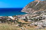Milos, Agia Kiriaki, vista general, Grecia.
