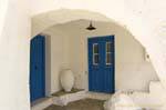 Arquitectura isla de Poros en Golfo Sarónico, Grecia.