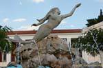 Fuente de la Sirena, Poros, Grecia.