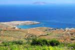 Serifos, Platis Gialos, vista panorámica, Grecia.